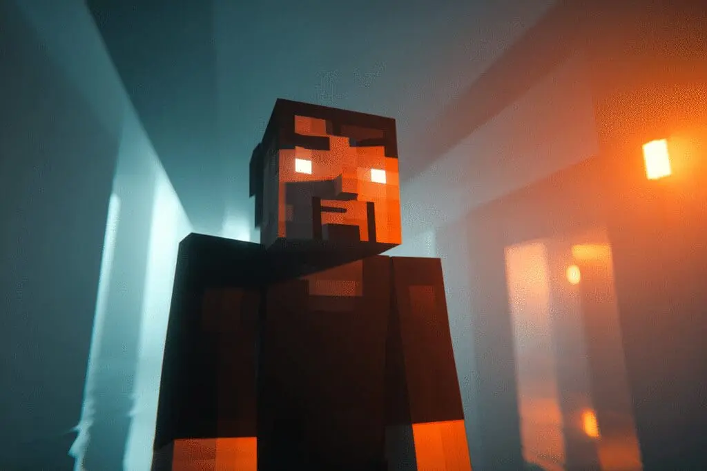 A camera locked behind a turning avatar a guide for how to shift lock on Roblox
