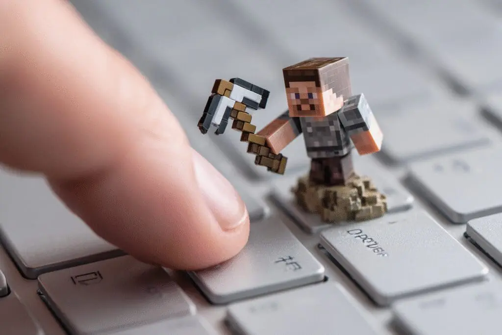 A hand dropping an item as the backspace key is pressed illustrating how to drop items in Roblox