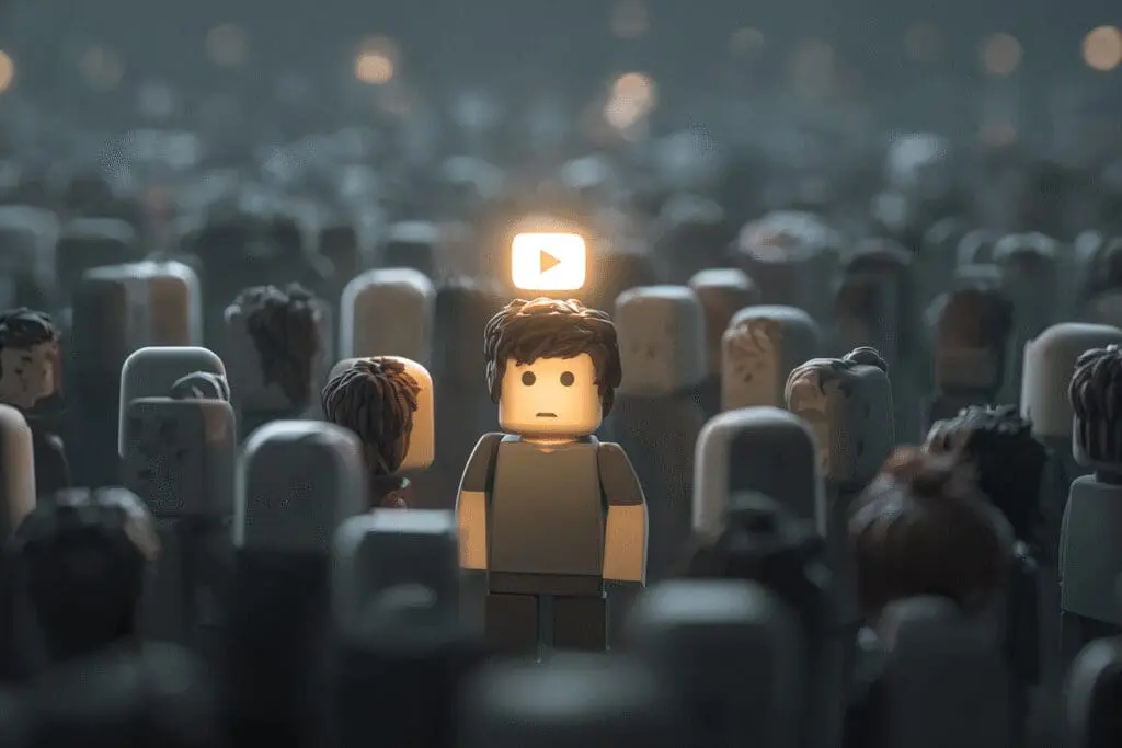 A spotlight on an avatar with a creator icon a visual for finding the Foltyn Roblox Username
