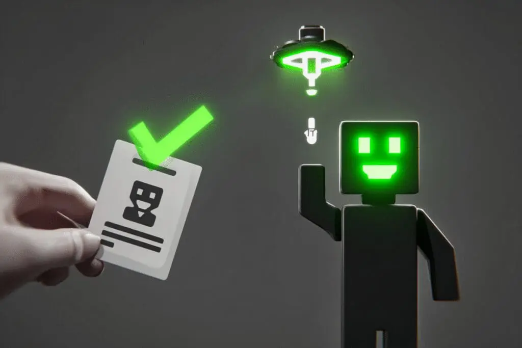 An ID card being scanned to enable a microphone answering the FAQ on how to get voice chat on Roblox An ID card being scanned to enable a microphone answering the FAQ on how to get voice chat on Roblox