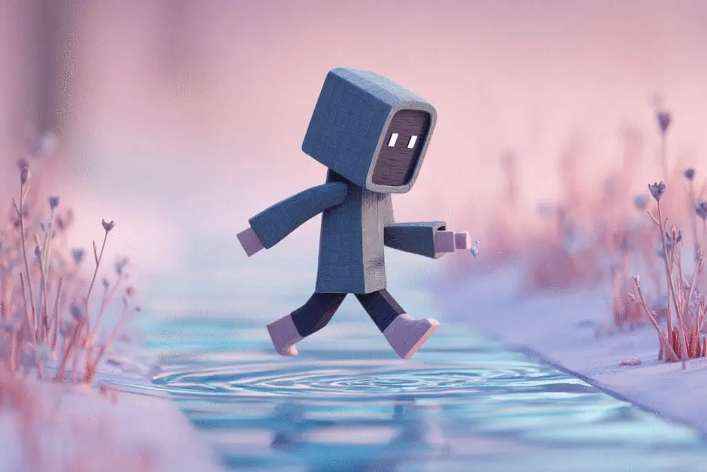 An avatar sneaking while the shift key is pressed a guide on how to slow walk on Roblox PC