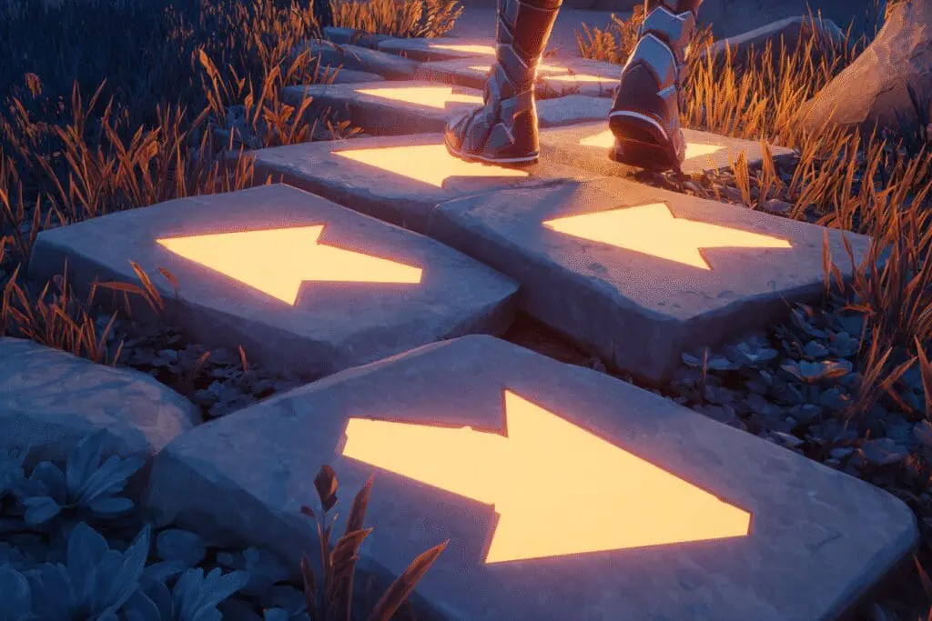 Avatar feet stepping on arrow keys answering the FAQ on how to walk in Roblox on PC Avatar feet stepping on arrow keys answering the FAQ on how to walk in Roblox on PC